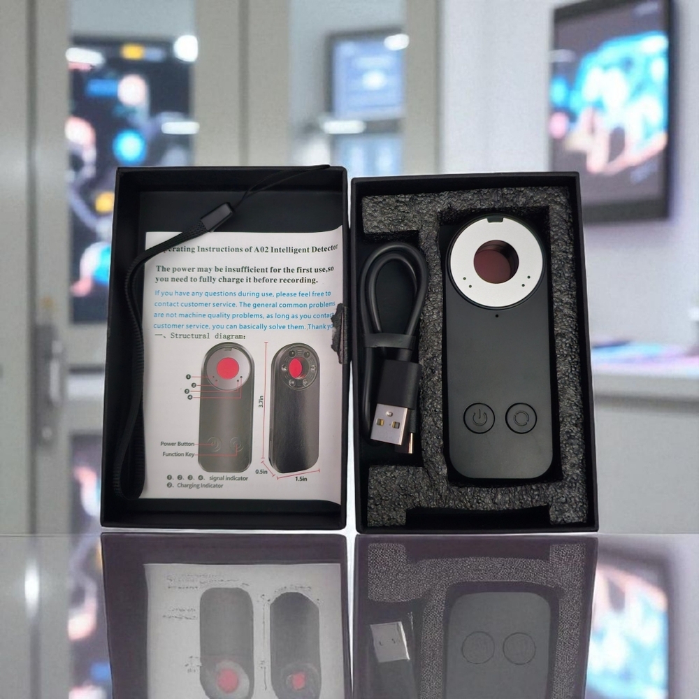 Black Camera Detector with USB Cable